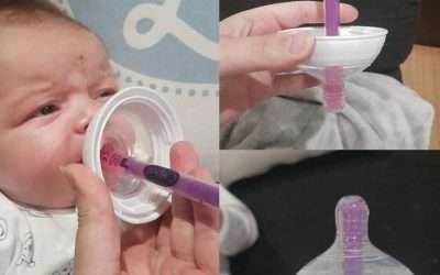 Un truco muy práctico para dar medicinas a un bebé