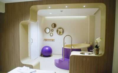 Sí, la sala de partos puede ser un lugar acogedor