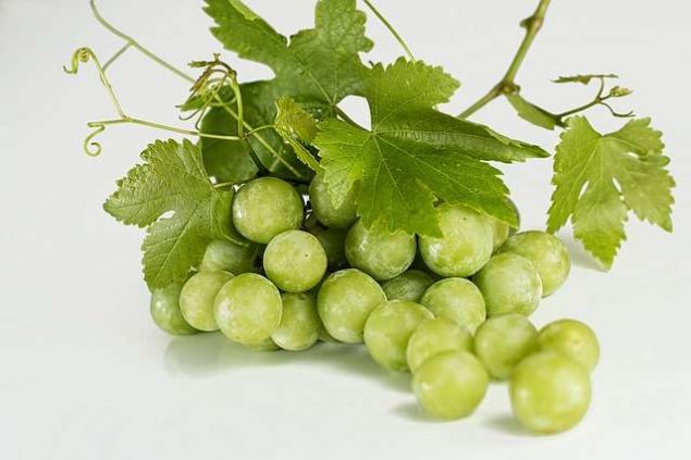 racimo de uvas para hablar de fruta y comida sana
