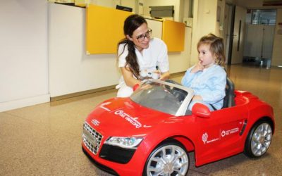 Coches teledirigidos para llevar a los niños al quirófano