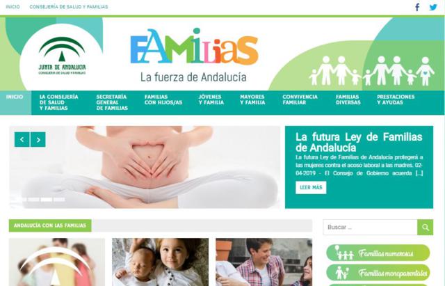 app ayudas familias Andalucia
