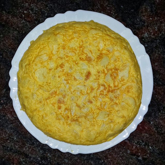 tortilla de patata con huevos, riesgo de salmonella