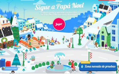 Google activa un portal con juegos de Papá Noel