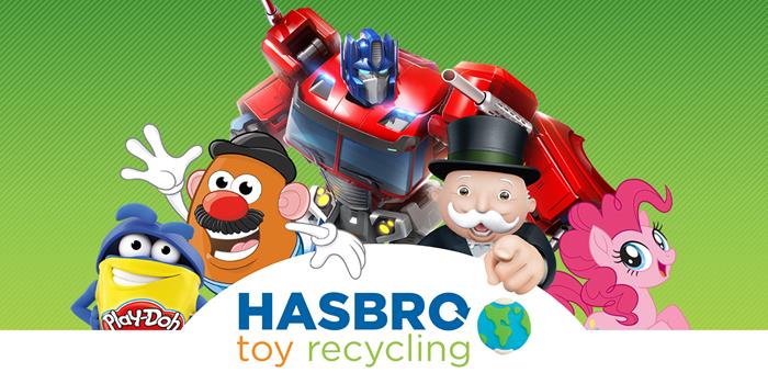 Hasbro reciclar juguetes
