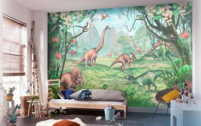Ideas para decorar el cuarto de tu hijo con vinilos de dinosaurios