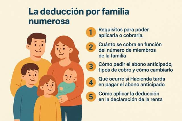 Deducción por Familia Numerosa