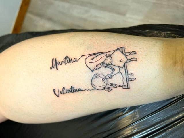 tatuaje dibujo niños